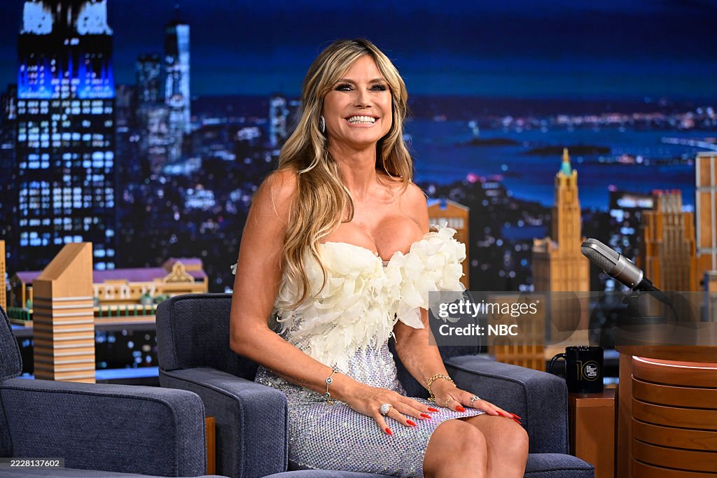 Heidi Klum Tonight Show