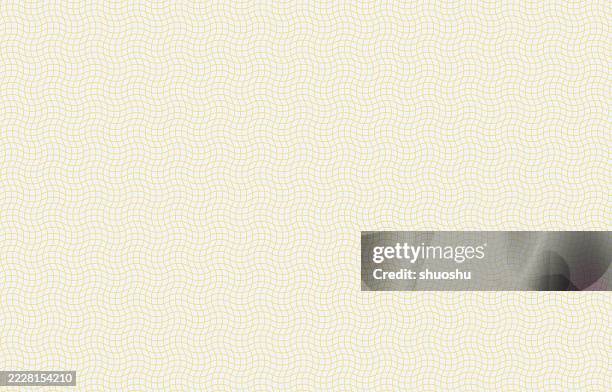 guilloche wave line stripe grid texture pattern seamless background - certificate pattern stock illustrations