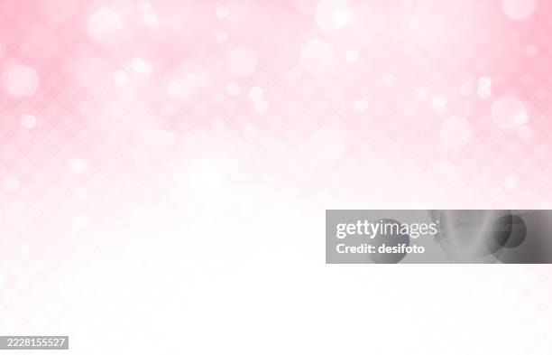 stockillustraties, clipart, cartoons en iconen met soft pastel pale baby pink colored defocused bokeh lights - roze achtergrond