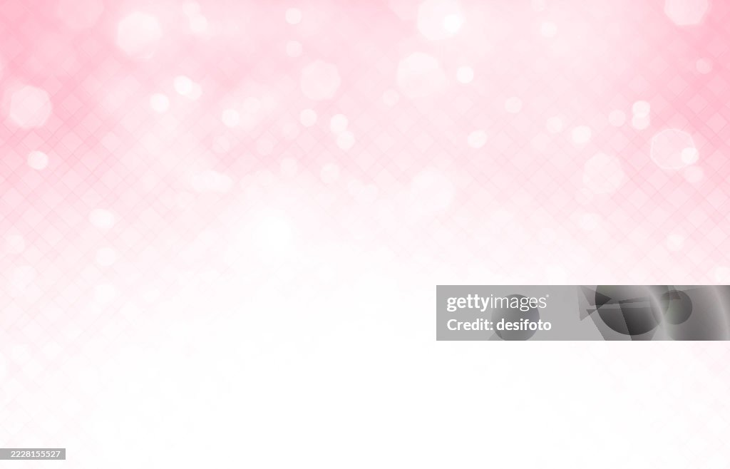Soft pastel pale baby pink colored defocused bokeh lights