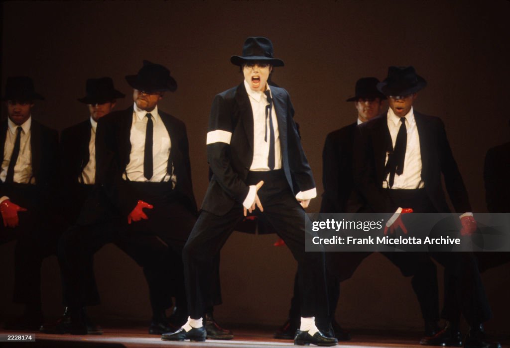 1995 Video Michael Jackson performing onstage at the 1995 MTV Video Music... News ...