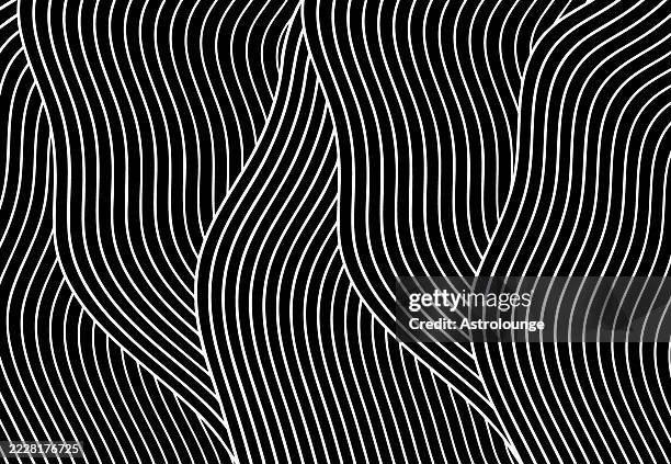 abstract wavy topology lines background - landscaping borders stock illustrations
