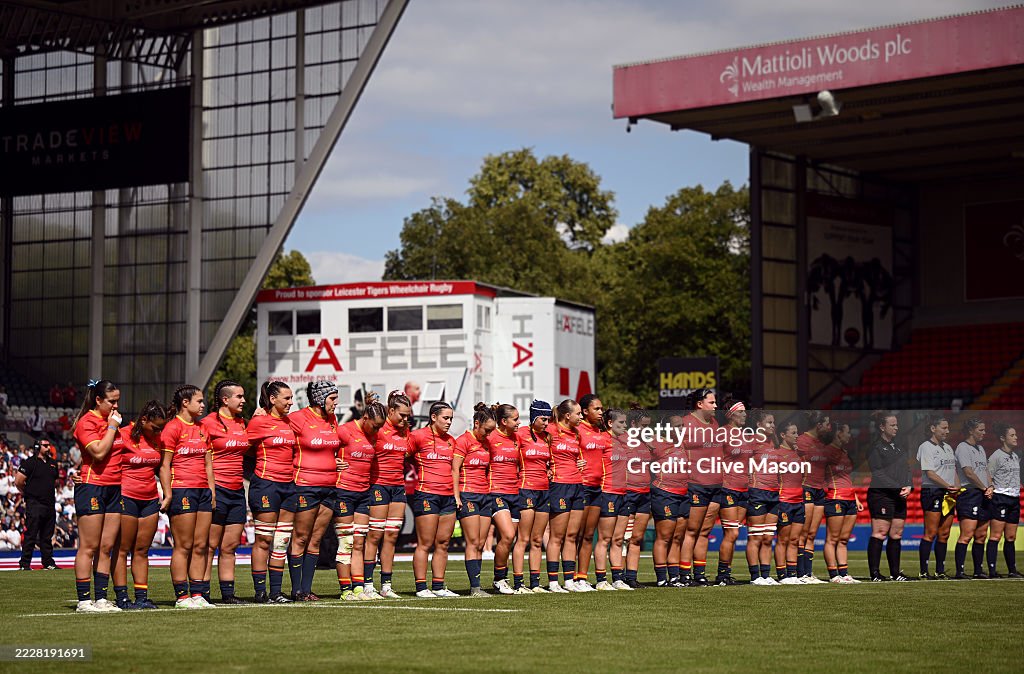 England Red Roses v Spain - Women's Rugby World Cup Warm Up Match