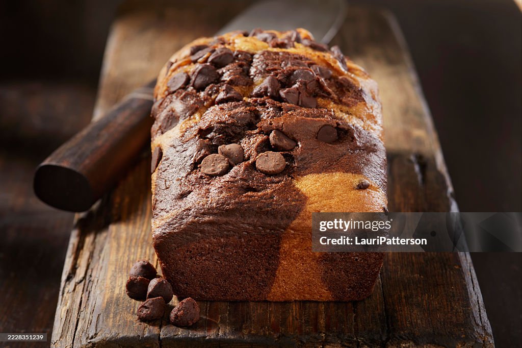 Marble Loaf Coffee Cake