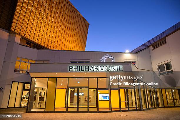 Philharmonic Hall, Kulturforum, Tiergarten, Mitte, Berlin, Germany.