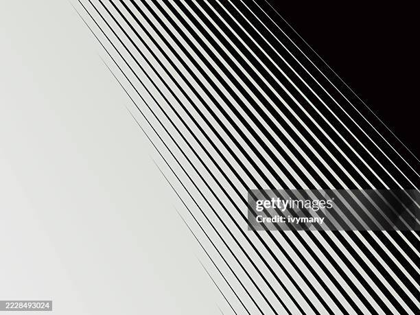 black and white blend gradient tilted line decal background - decal stock illustrations