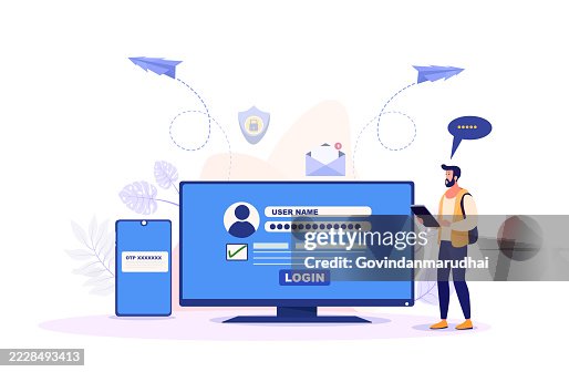 Two-Factor Authentication OTP Security - Mobile Phone Verification Code Login with Computer Double Protection for Safe Digital Access Two-Factor Authentication OTP Security - Mobile Phone Verification Code Login with Computer Double Protection for Safe Digital Access
