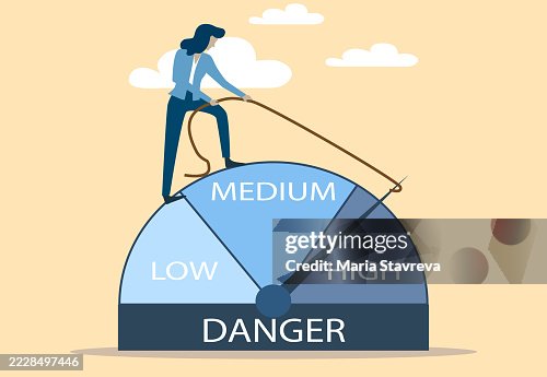 Reduce risk level or decrease stress anxiety meter, lower danger indicator or scale. Reduce risk level or decrease stress anxiety meter, lower danger indicator or scale.