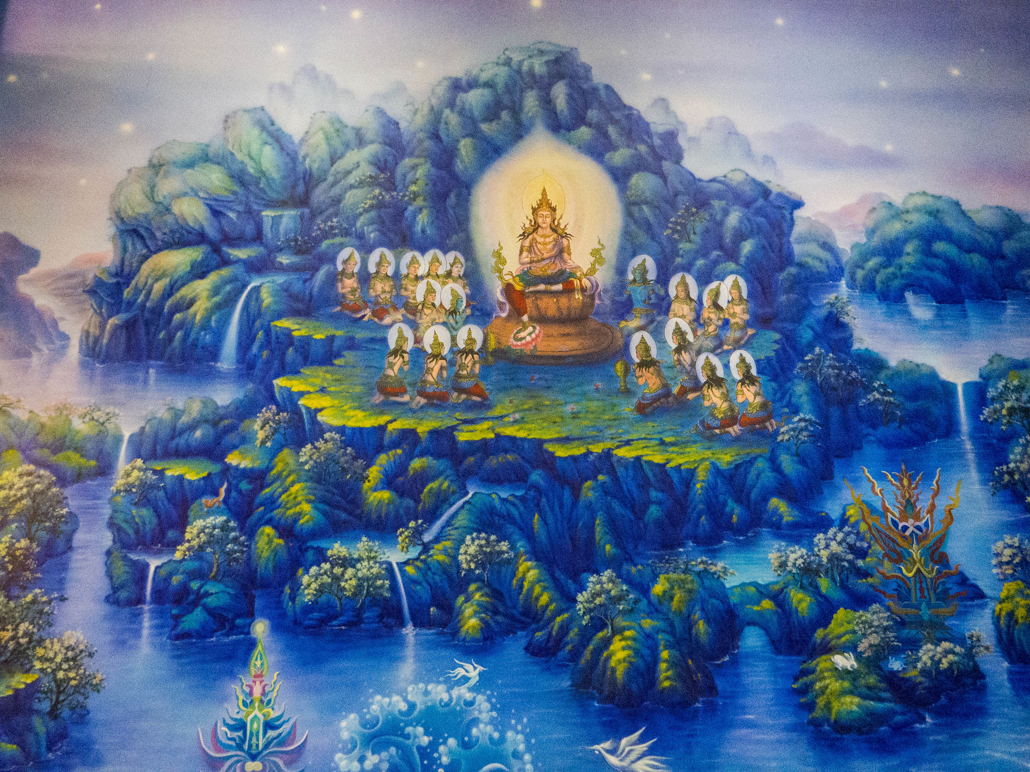Dajinta Temple, Jinghong, Xishuangbanna, Yunnan, China Dajinta Temple, Jinghong, Xishuangbanna, Yunnan, China