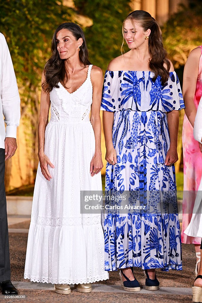Spanish Royals Host Dinner For Authorities In Palma De Mallorca