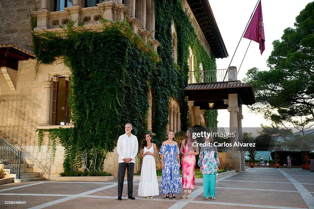 Spanish Royals Host Dinner For Authorities In Palma De Mallorca