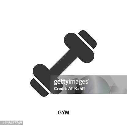 Gym glyph solid icon. Solid icon that can be applied anywhere, simple, pixel perfect and modern style. Gym glyph solid icon. Solid icon that can be applied anywhere, simple, pixel perfect and modern style.