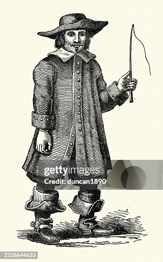 Hackney Driver Costume Of An 18th Century Hackney Carriage Driver Vintage Illustration ...