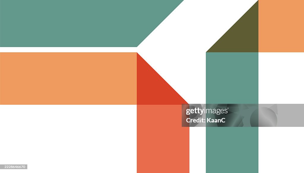 Abstract Geometric Background with Diagonal Shapes vector stock illustration