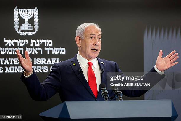 Netanyahu's 81,189 Benjamin Netanyahu Photos & High Res Pictures - Getty Images