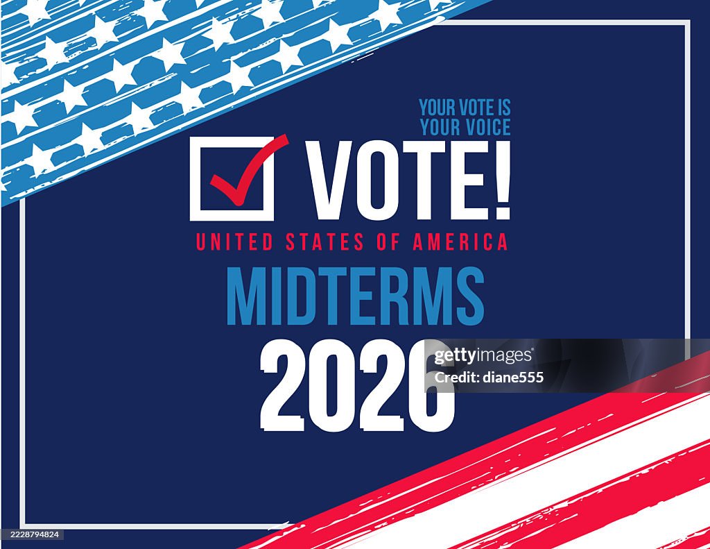 Mid Term Vector Usa Midterm Election Banner High-Res Vector Graphic - Getty Images