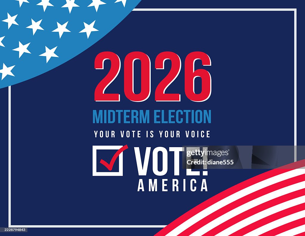 Mid Term Vector Usa Midterm Election Banner High-Res Vector Graphic - Getty Images