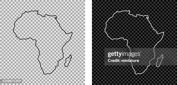 africa map - madagascar stock illustrations
