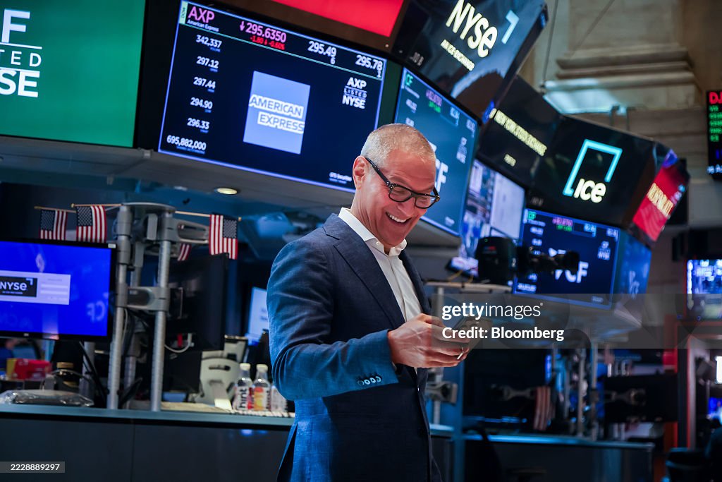 Traders At The NYSE As Stocks Hold Near Record Before Key Inflation Data