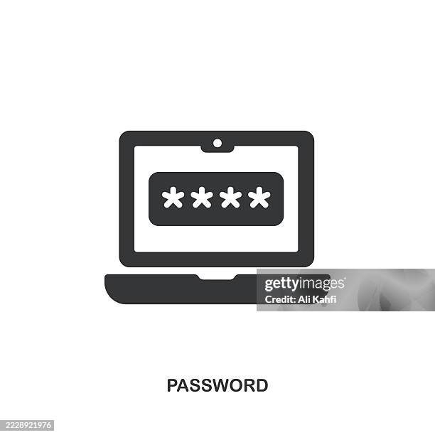 password glyph solid icon. solid icon that can be applied anywhere, simple, pixel perfect and modern style. - combination lock stock illustrations