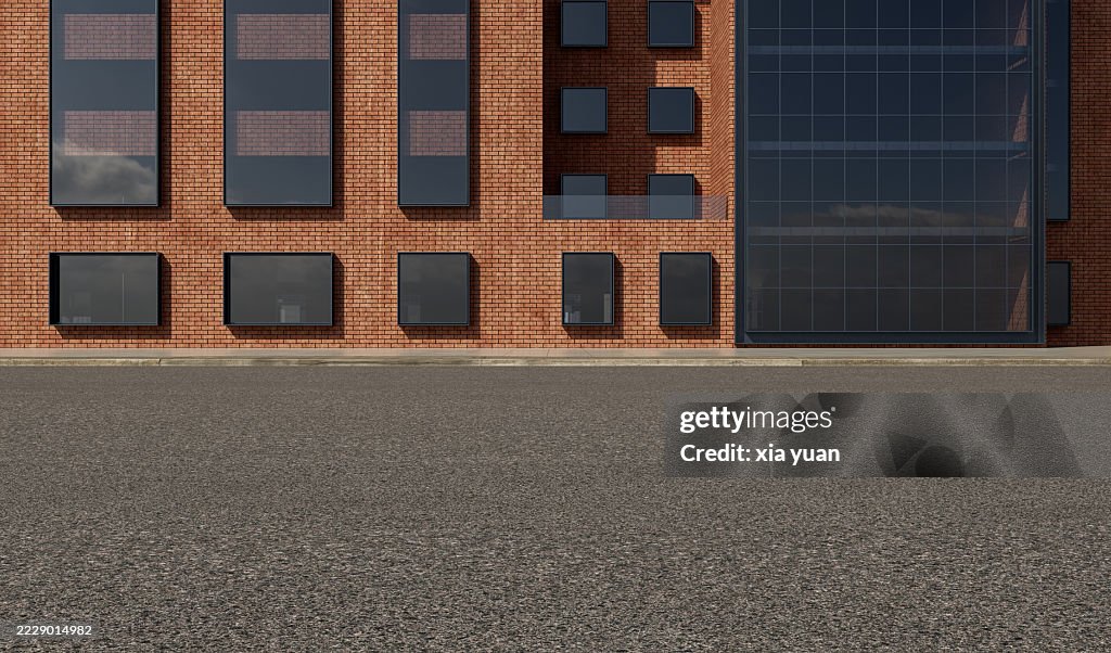 Bricks Retrofitting Retrofitting Of Brick Masonry Factory Structure With Asphalt Road High ...