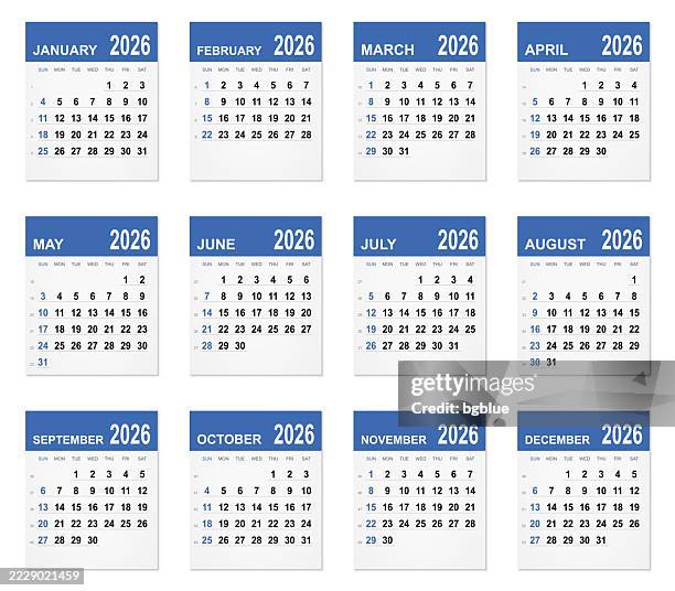 Calendar 2016 High-Res Vector Graphic - Getty Images