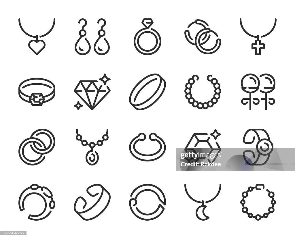 Schmuck - Liniensymbole