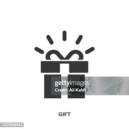 Gift glyph solid icon. Solid icon that can be applied anywhere, simple, pixel perfect and modern style. Gift glyph solid icon. Solid icon that can be applied anywhere, simple, pixel perfect and modern style.
