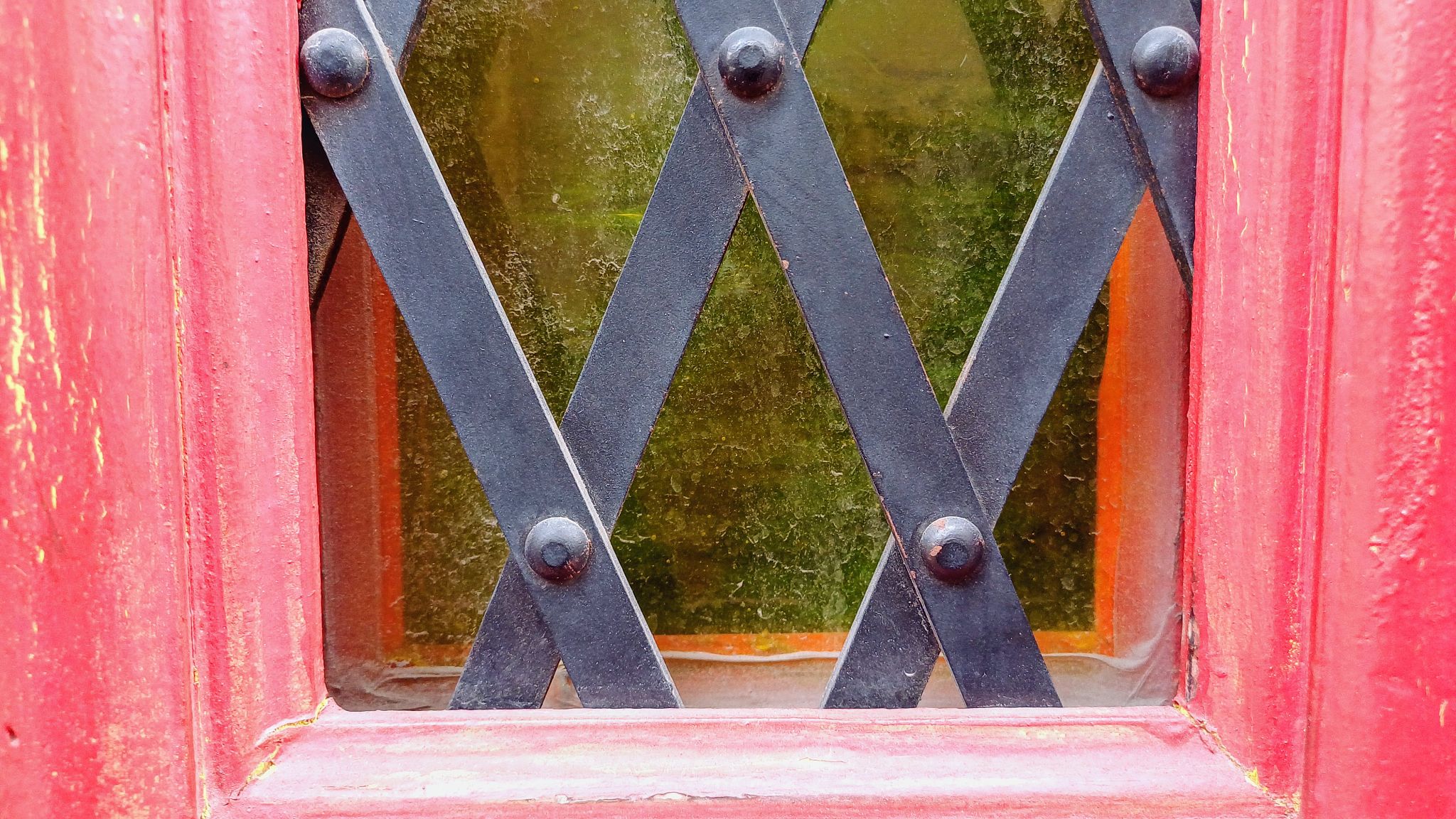 iron glass wood