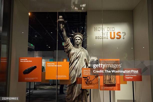 Revolutionary and social justice movements that formed the United States are explored inside the Smithsonian National Museum of American History in...