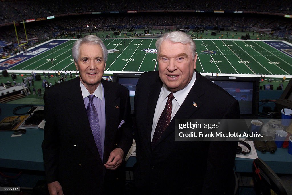 Super Bowl XXXVI - Pat Summerall & John Madden