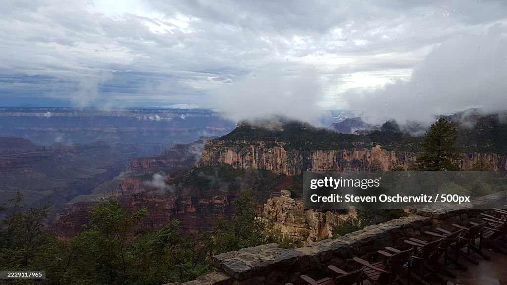 Grand Canyon Lodge on North Rim patio