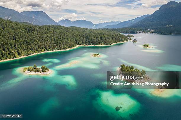 eibsee lake - bavaria stock pictures, royalty-free photos & images