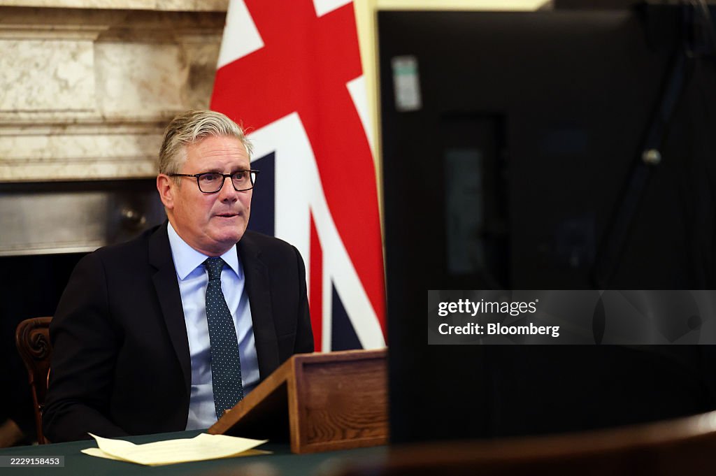 UK Prime Minister Keir Starmer Co-Hosts Coalition of the Willing Virtual Call