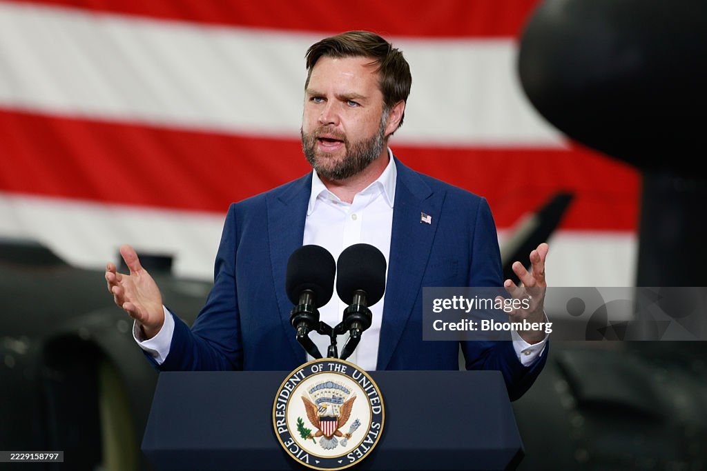 US Vice President JD Vance Visits RAF Fairford