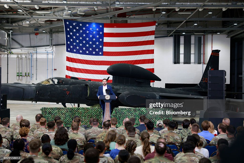 US Vice President JD Vance Visits RAF Fairford
