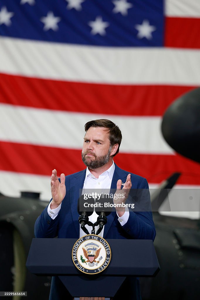 US Vice President JD Vance Visits RAF Fairford