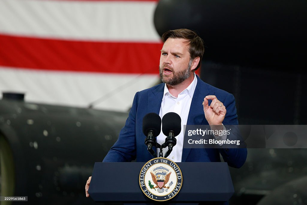 US Vice President JD Vance Visits RAF Fairford