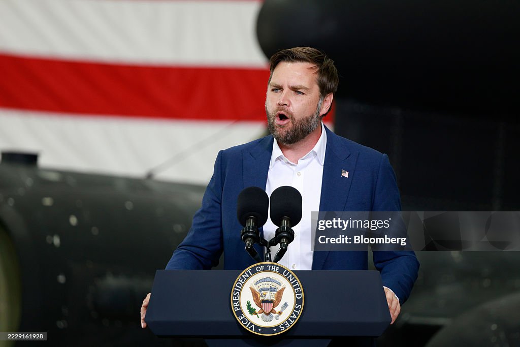 US Vice President JD Vance Visits RAF Fairford