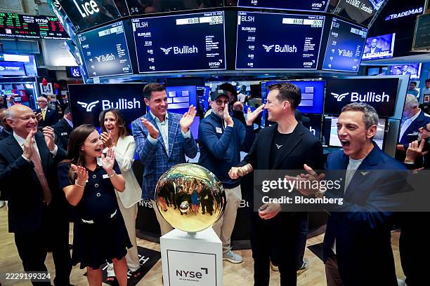 Crypto Firm Bullish Soars 149% In Debut After $1.1 Billion IPO, Nachrichtenfoto
