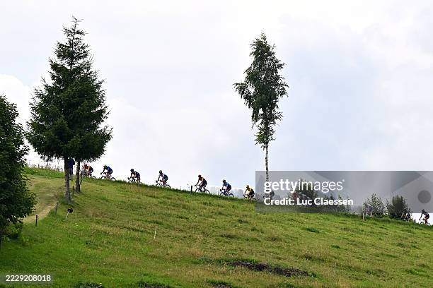 General view of the peloton competing during the 82nd Tour de Pologne 2025, Stage 6 a 147.5km stage from Bukowina Resort to Bukowina Tatrzanska 943m...