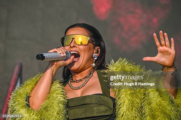 Nelly Furtado performs onstage during Boardmasters Festival at Watergate Bay on August 09, 2025 in Newquay, England.