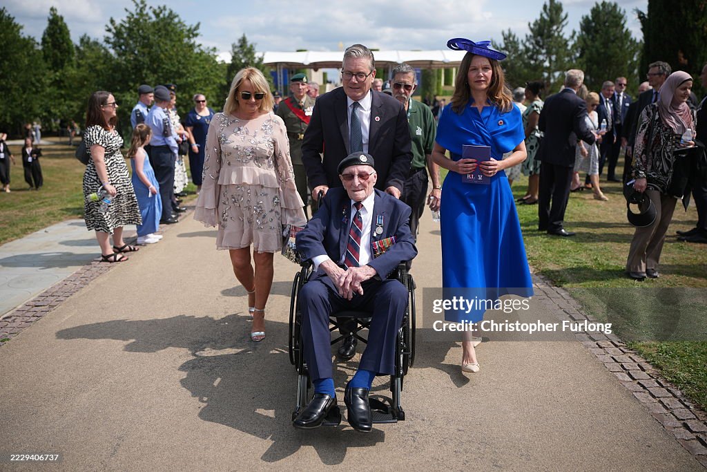 King Charles III And Queen Camilla Commemorate The 80th Anniversary Of VJ Day
