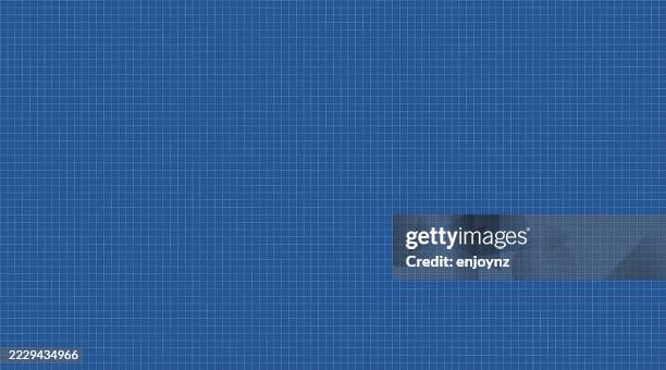ilustraciones, imágenes clip art, dibujos animados e iconos de stock de fondo de cuadrícula de mosaico azul sin fisuras en papel cuadriculado - esterilla para cortar