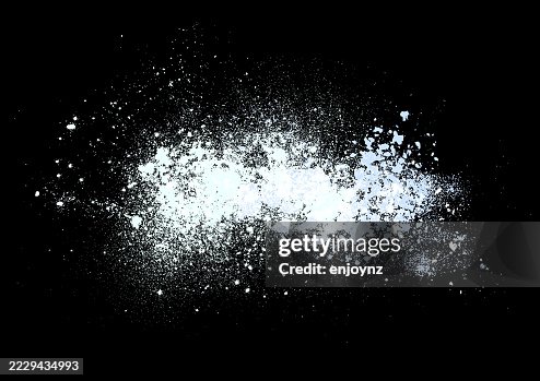 Powder snow paint splash Powder snow paint splash