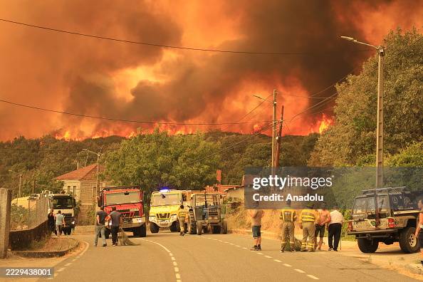 Extinguishing efforts against forest fires continues in Spain Extinguishing efforts against forest fires continues in Spain