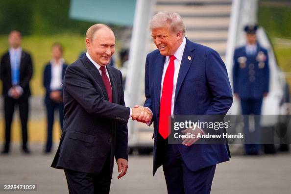 U.S. President Trump And Russian President Putin Meet On War In Ukraine At U.S. Air Base In Alaska U.S. President Trump And Russian President Putin Meet On War In Ukraine At U.S. Air Base In Alaska