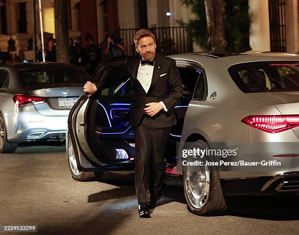 Kenneth Branagh is seen on the set of 'The Devil Wears Prada 2' on August 15, 2025 in New York City.