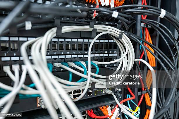 Networking Rack Messy 63 Messy Server Room Stock Photos, High-Res Pictures, and Images ...