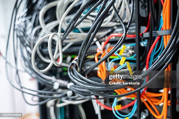 Networking Rack Messy 63 Messy Server Room Stock Photos, High-Res Pictures, and Images ...